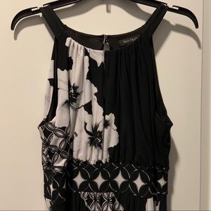 White House Black Market- floral maxi dress (EUC)